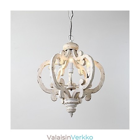 Vintage-maalausominaisuus Mini-tyylinen puinen bambu-kattokruunulamppu koristeellinen riippuvalaisin Vintage-maalausominaisuus Mini-tyylinen puinen bambu-kattokruunulamppu koristeellinen riippuvalaisin
