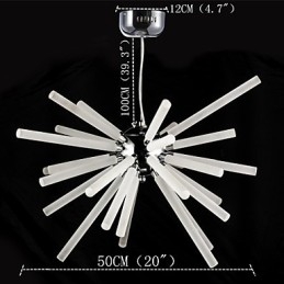 Globe Chrome -ominaisuus kristallikruunulle