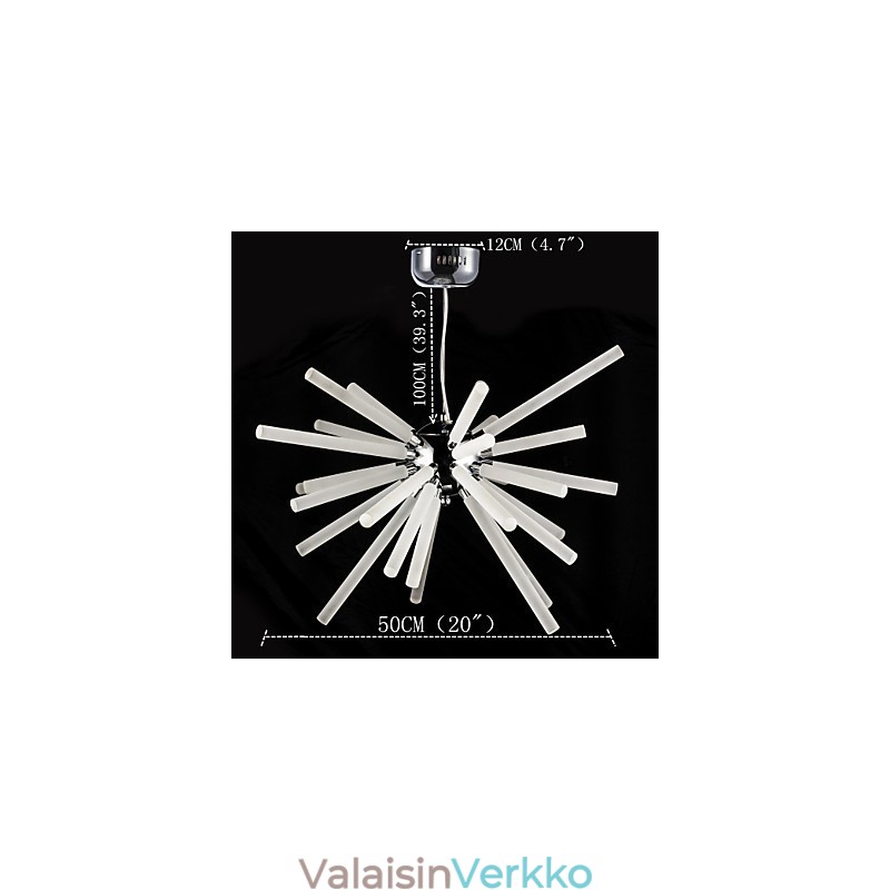 Globe Chrome -ominaisuus kristallikruunulle