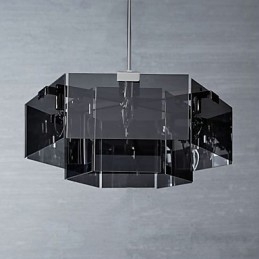 Maalaismainen Lodge-maalausominaisuus suunnittelijoille Metallinen sisätilojen 6-lamppuinen kattokruunu