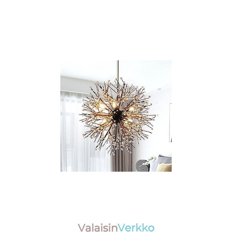 Moderni Kattokruunu Ilotulitus Vintage takorauta 8 valolla Kattokruunusaaren kattovalaisin