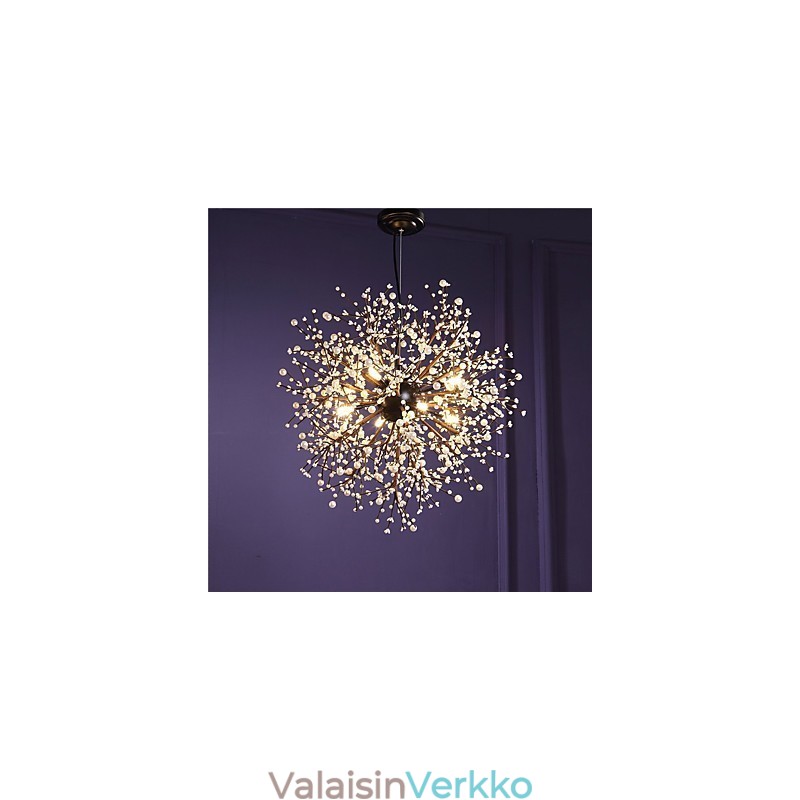 Moderni Kattokruunu Ilotulitus Vintage takorauta 8 valolla Kattokruunusaaren kattovalaisin
