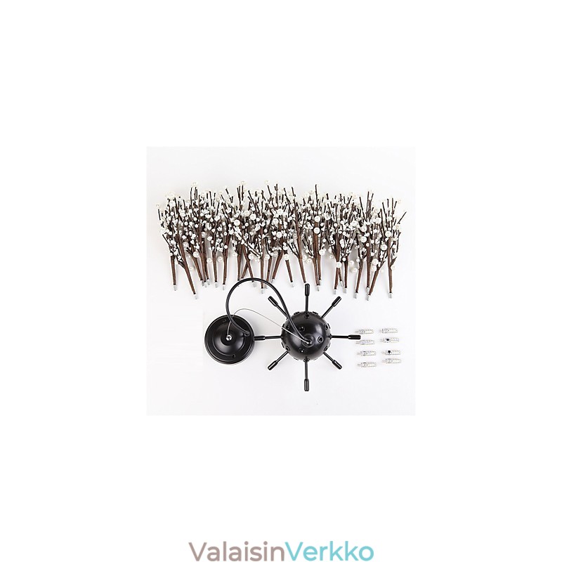 Moderni Kattokruunu Ilotulitus Vintage takorauta 8 valolla Kattokruunusaaren kattovalaisin
