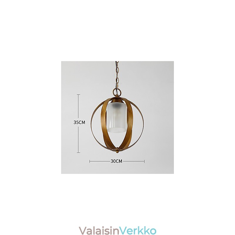 Loft Metal Amercian Industrial Style -maalausväri lasisella eurooppalaisella kattokruunulampulla sisäkoristevalaisin