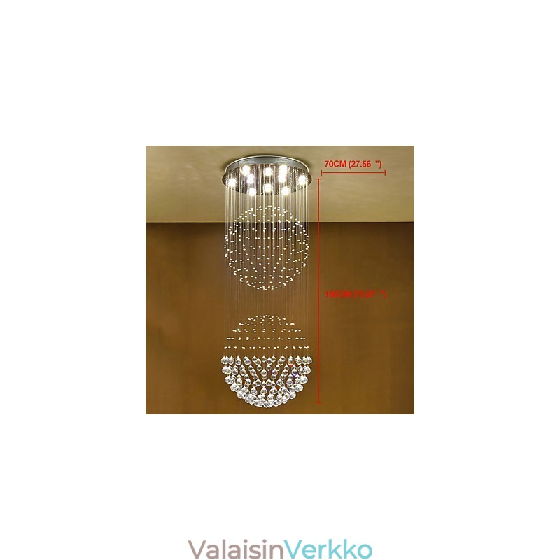 Crystal Ceiling Riippuvalaisin Sisäkäyttöön Kattokruunu Kotiin Riippuvat Valaisimet Valaisimet