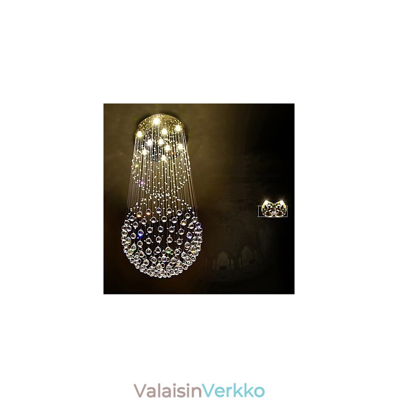 Crystal Ceiling Riippuvalaisin Sisäkäyttöön Kattokruunu Kotiin Riippuvat Valaisimet Valaisimet