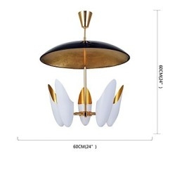 5 Light Kattokruunu Brief Art Moderni nykyaikainen riippuvalaisin