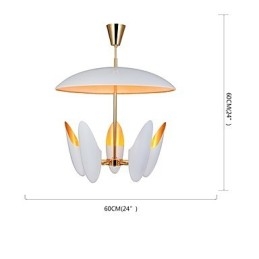 5 Light Kattokruunu Brief Art Moderni nykyaikainen riippuvalaisin