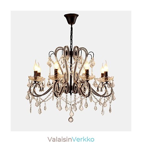 8 Lights Crystal Kattokruunu Moderni Nykyaikainen Perinteinen Klassinen Rustiikki Lodge Vintage Retro 8 Lights Crystal Kattokruunu Moderni Nykyaikainen Perinteinen Klassinen Rustiikki Lodge Vintage Retro