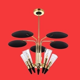 Henkilökohtainen säädettävä suunta Art Kattokruunu Lamppu Kattokruunu