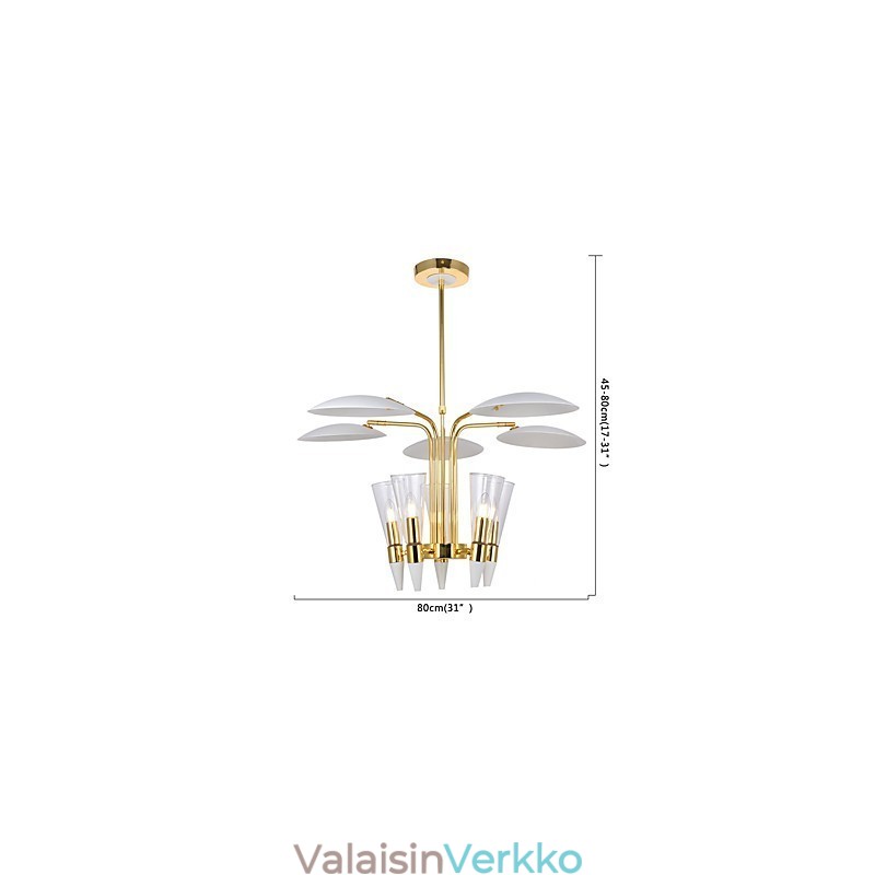 Henkilökohtainen säädettävä suunta Art Kattokruunu Lamppu Kattokruunu