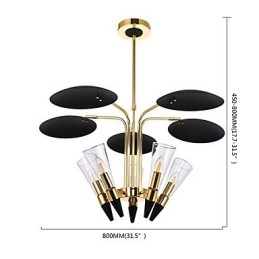 Henkilökohtainen säädettävä suunta Art Kattokruunu Lamppu Kattokruunu