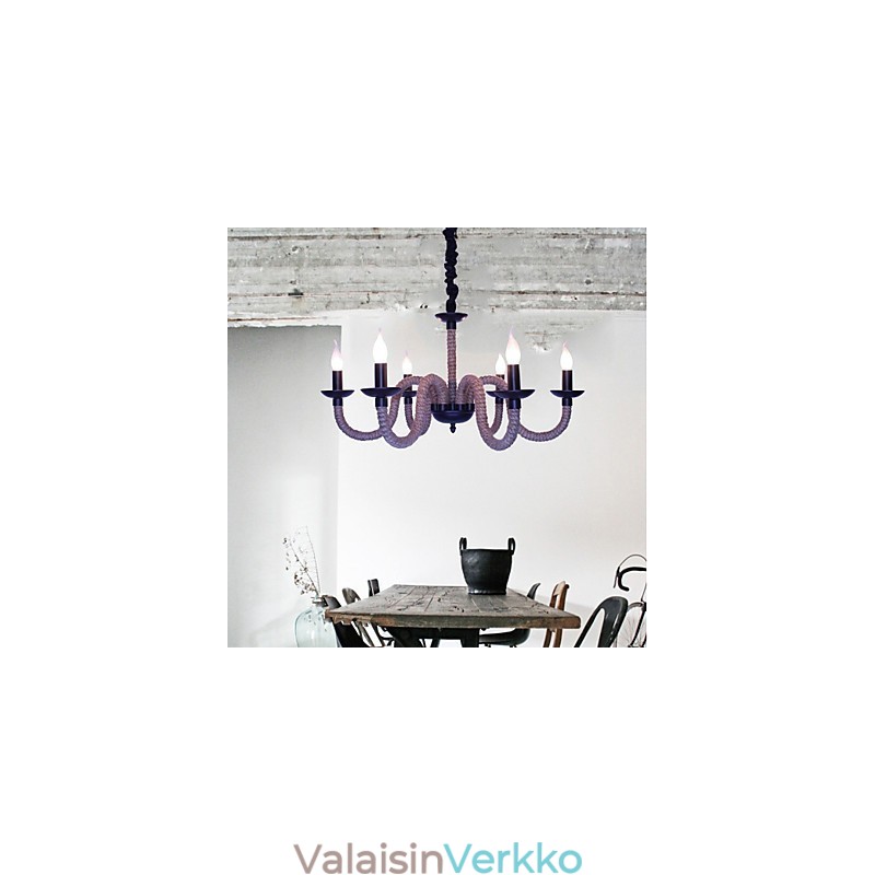 Loft Industrial Wind Vintage rautavalaisimet Kaupat Kattokruunu Köysi Kattokruunu Valot