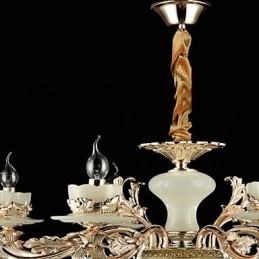 Perinteinen klassinen sinkkiseosominaisuus Crystal Mini Style Metal 8 lamps -kattokruunulle