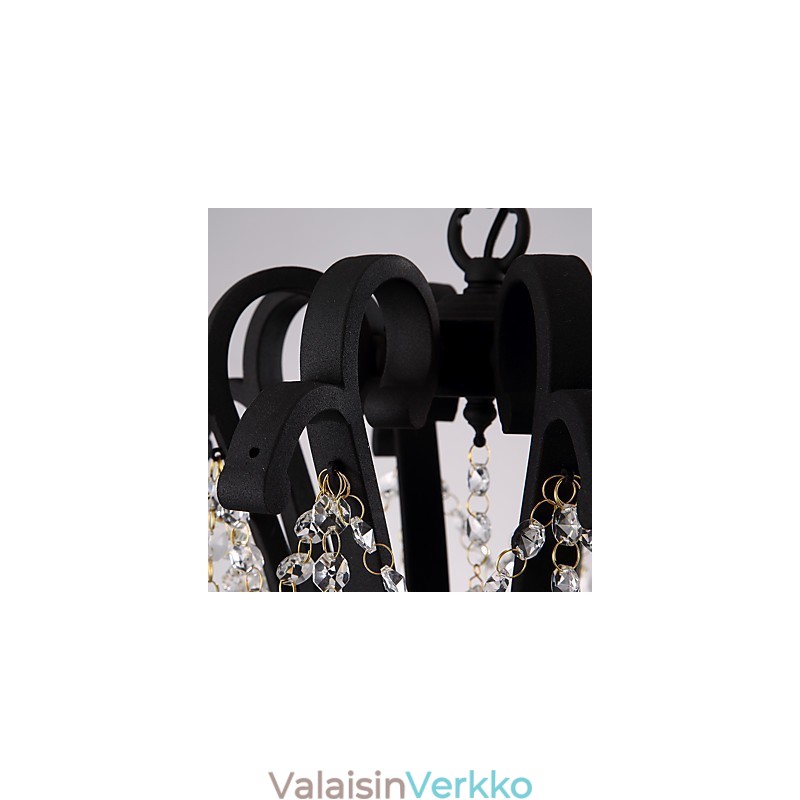 8 valoa kristallikruunu moderni nykyaikainen perinteinen klassinen maalaismainen Lodge Vintage retro lyhty rumpu maalaus