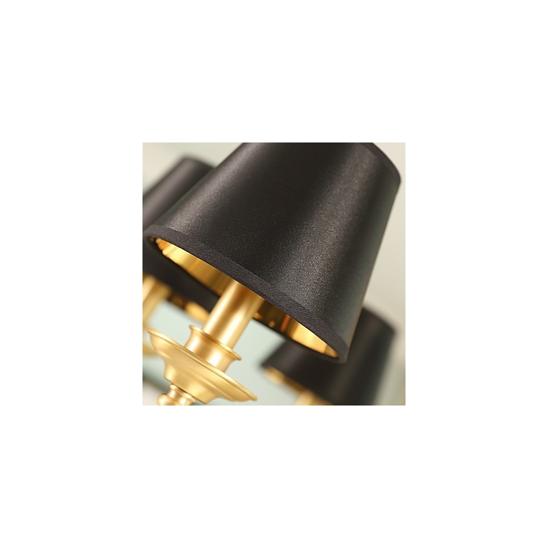 Kattokruunu Traditional Classic Country Brass -ominaisuus minityylisille metallisille 6 polttimoille