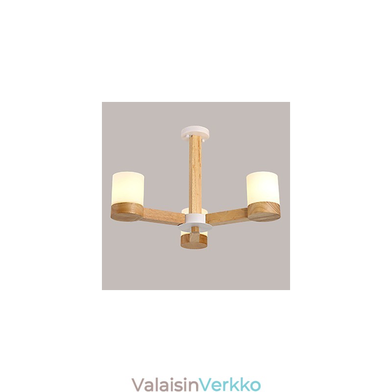 3 valoa kattokruunu Moderni nykyaikainen Perinteinen Klassinen Vintage Country Wood -ominaisuus puulle