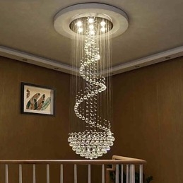 Modernit kristallikattokattokruunuvalot sisätilojen riippuvalaisimet deco-valaisimet