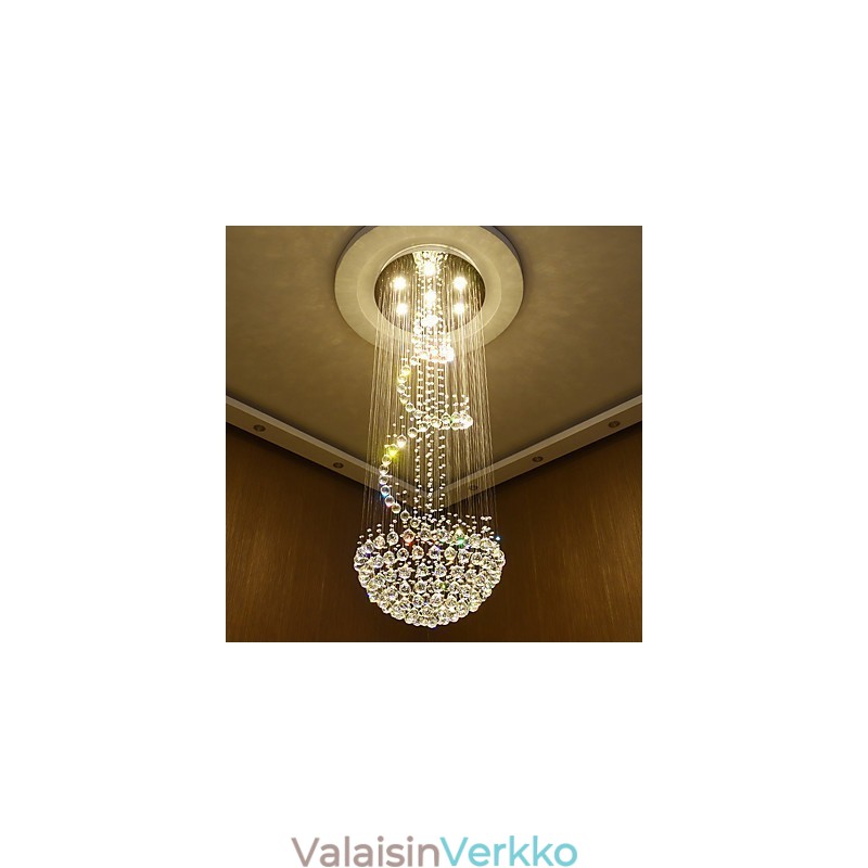 Modernit kristallikattokattokruunuvalot sisätilojen riippuvalaisimet deco-valaisimet