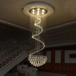 Modernit kristallikattokattokruunuvalot sisätilojen riippuvalaisimet deco-valaisimet