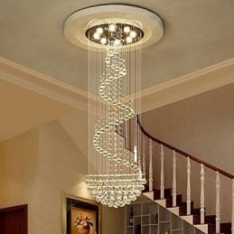 Modernit kristallikattokattokruunuvalot sisätilojen riippuvalaisimet deco-valaisimet