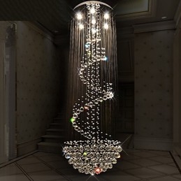 Modernit kristallikattokattokruunuvalot sisätilojen riippuvalaisimet deco-valaisimet