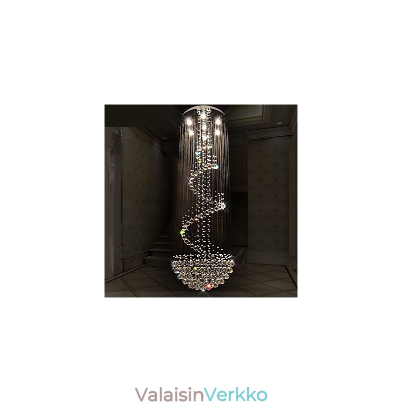 Modernit kristallikattokattokruunuvalot sisätilojen riippuvalaisimet deco-valaisimet