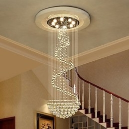 Modernit kristallikattokattokruunuvalot sisätilojen riippuvalaisimet deco-valaisimet
