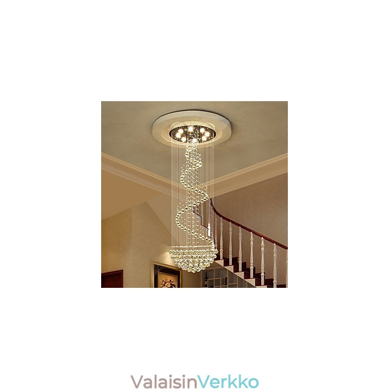 Modernit kristallikattokattokruunuvalot sisätilojen riippuvalaisimet deco-valaisimet