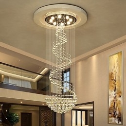 Modernit kristallikattokattokruunuvalot sisätilojen riippuvalaisimet deco-valaisimet