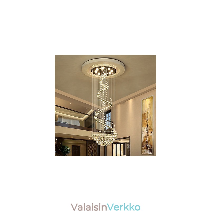 Modernit kristallikattokattokruunuvalot sisätilojen riippuvalaisimet deco-valaisimet