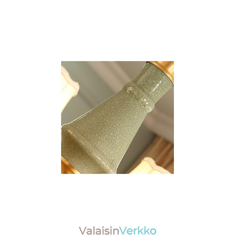 Kaikki kuparikattokruunu Jade koristeellinen kattokruunu KP8