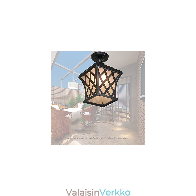 Maaseutulamppu American Garden Patio Door Outdoor Waterproof Grape Droplight