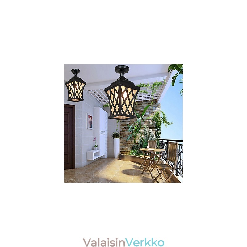 Maaseutulamppu American Garden Patio Door Outdoor Waterproof Grape Droplight
