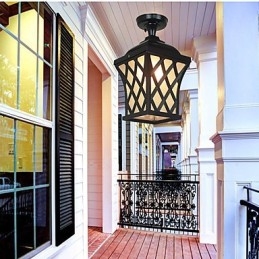 Maaseutulamppu American Garden Patio Door Outdoor Waterproof Grape Droplight