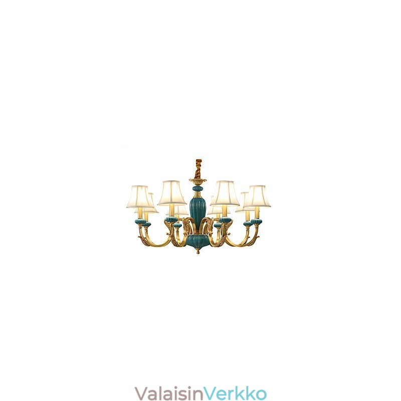 Kaikki kuparikattokruunu Jade koristeellinen kattokruunu KP
