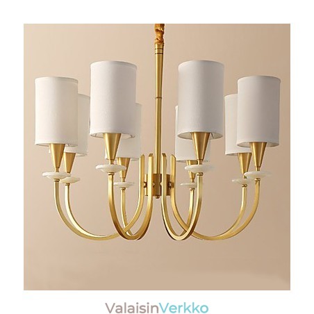 Pure Brass Kattokruunu Jade koristeellinen kattokruunu