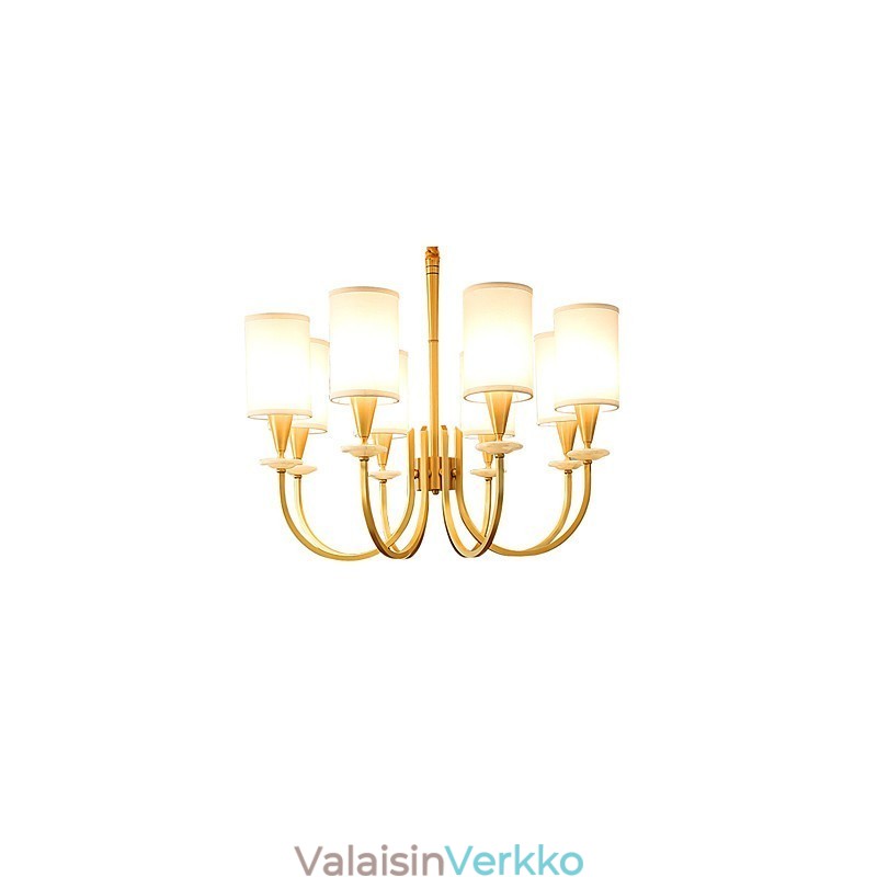 Pure Brass Kattokruunu Jade koristeellinen kattokruunu