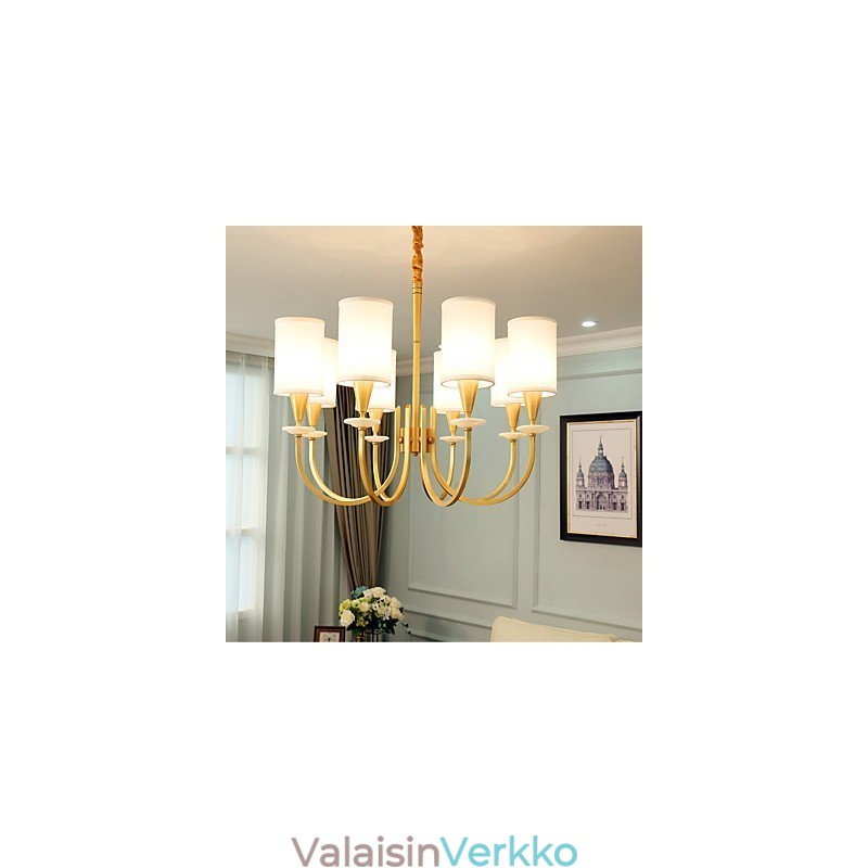 Pure Brass Kattokruunu Jade koristeellinen kattokruunu