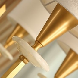 Pure Brass Kattokruunu Jade koristeellinen kattokruunu