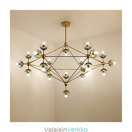 Twenty_one Light Postmoderni Eurooppa -tyyli Modo Metallilasiriippuvalaisin Aula Koristele teollinen kattokruunu lamppu Twenty_one Light Postmoderni Eurooppa -tyyli Modo Metallilasiriippuvalaisin Aula Koristele teollinen kattokruunu lamppu