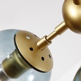 Twenty_one Light Postmoderni Eurooppa -tyyli Modo Metallilasiriippuvalaisin Aula Koristele teollinen kattokruunu lamppu