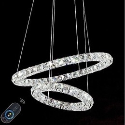 Crystal Kattokruunu Valot sisätilojen kattovalaisimet Kattovalaisimet Himmennettävät kaukosäätimellä