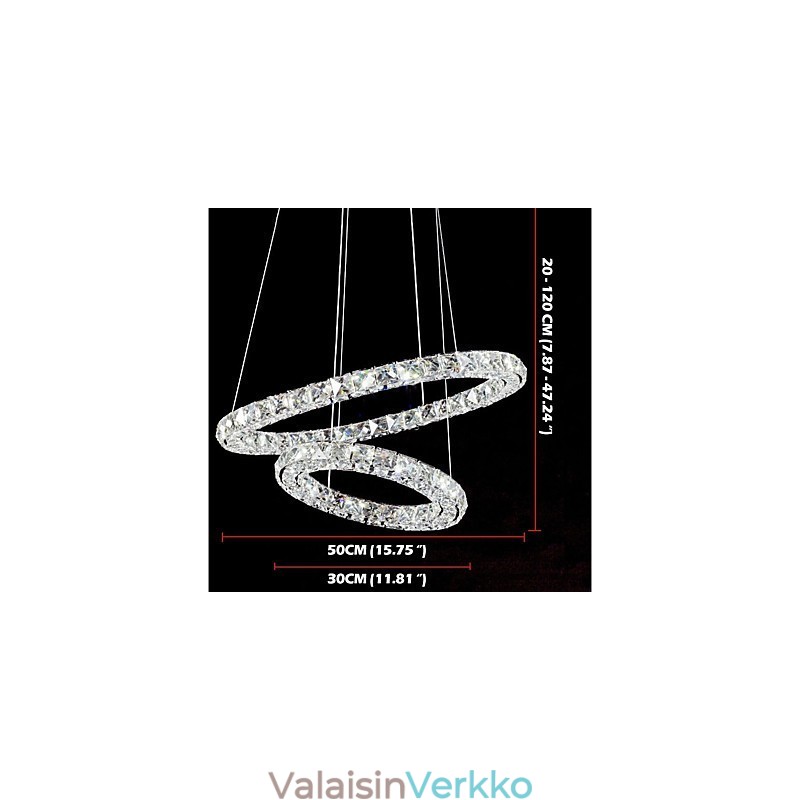 Crystal Kattokruunu Valot sisätilojen kattovalaisimet Kattovalaisimet Himmennettävät kaukosäätimellä