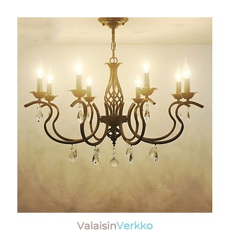 Eurooppalaistyylinen kristallikruunu ruokavalot Yksinkertaiset luovat kynttilät lamput ja lyhdyt uutuus Lightig Eurooppalaistyylinen kristallikruunu ruokavalot Yksinkertaiset luovat kynttilät lamput ja lyhdyt uutuus Lightig