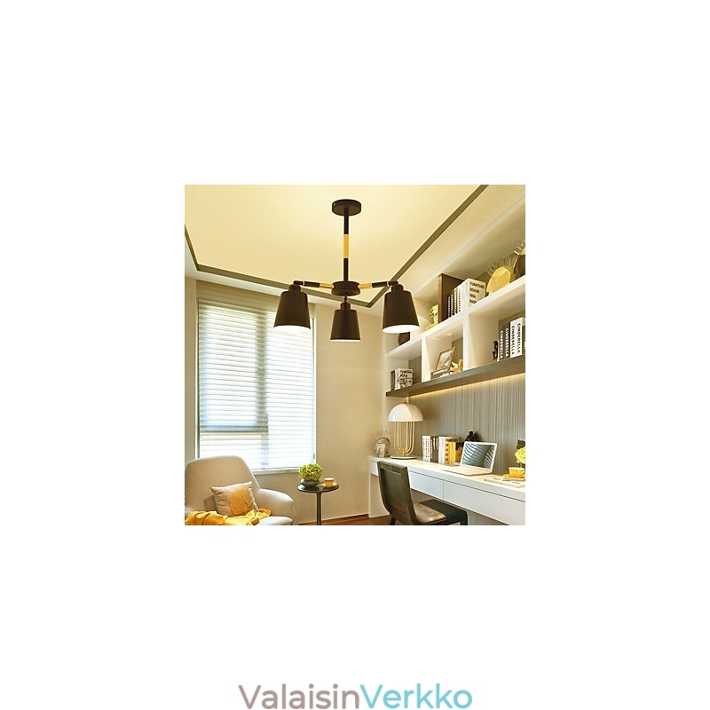 Riippuvalaisin Perinteinen klassinen maalausominaisuus minityyliselle puubambukselle