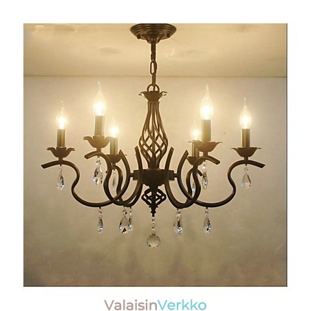 Eurooppalaistyylinen kristallikruunu ruokavalot Yksinkertaiset luovat kynttilät lamput ja lyhdyt uutuus Lightig Eurooppalaistyylinen kristallikruunu ruokavalot Yksinkertaiset luovat kynttilät lamput ja lyhdyt uutuus Lightig