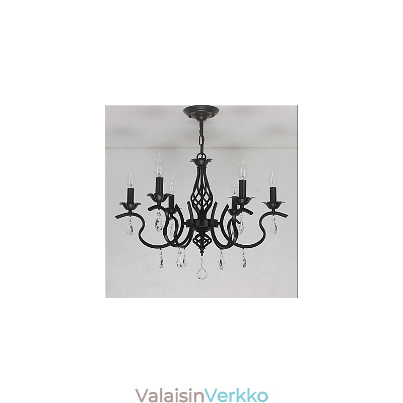 Eurooppalaistyylinen kristallikruunu ruokavalot Yksinkertaiset luovat kynttilät lamput ja lyhdyt uutuus Lightig