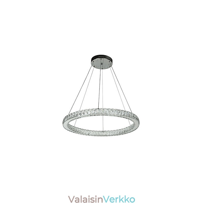 Himmennettävä rengas kattovalaisin riippuvalaisin Moderni kattokruunu valaistus sisävalaisin kaukosäätimellä