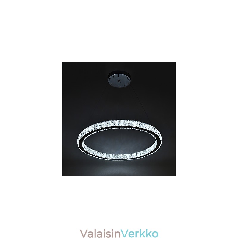 Himmennettävä rengas kattovalaisin riippuvalaisin Moderni kattokruunu valaistus sisävalaisin kaukosäätimellä